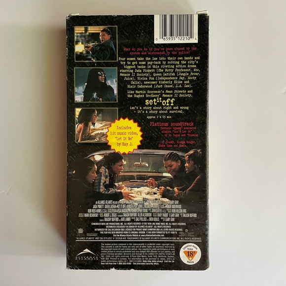Set It Off VHS tape - Picture 5 of 6
